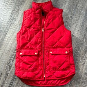 J.Crew Excursion Vest Red size XXS